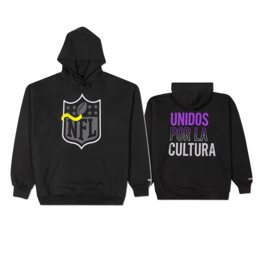 dunbrooke black nfl por la cultura 21 collection hoodie