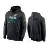 eagles black 2022 nfc east division champions trophy hoodie