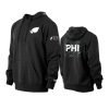 eagles black fly collection 2.0 pullover hoodie