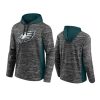 eagles charcoal midnight green instant replay pullover hoodie