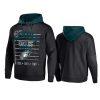 eagles green staple throwback vintage wash hoodie