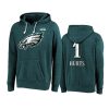 eagles jalen hurts midnight green super bowl lvii hoodie