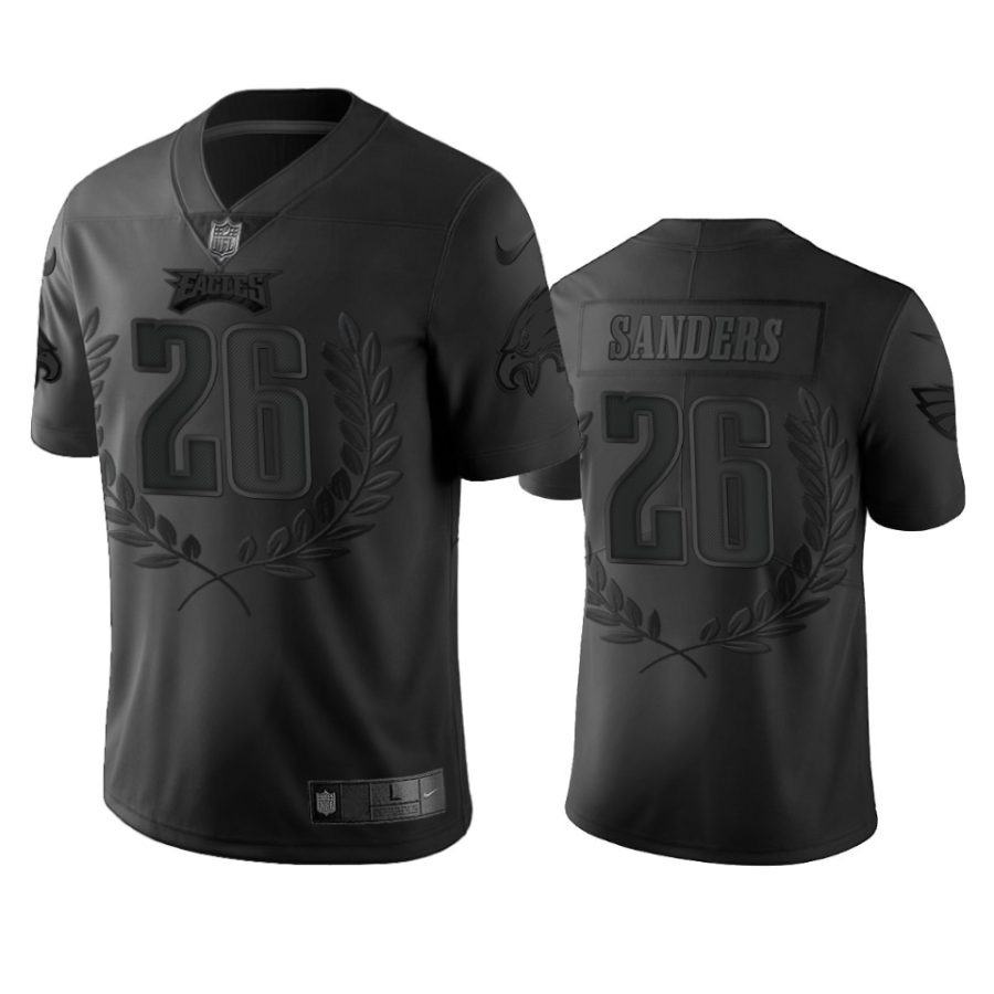 eagles miles sanders black vapor limited jersey