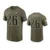 eagles miles sanders camo 2021 salute to service t shirt