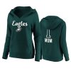 eagles number one mom green hoodie