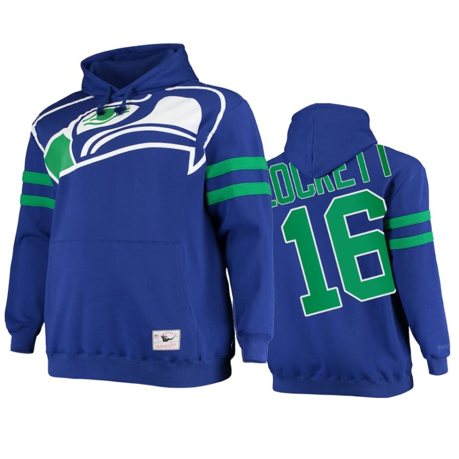 eagles tyler lockett royal big face hoodie