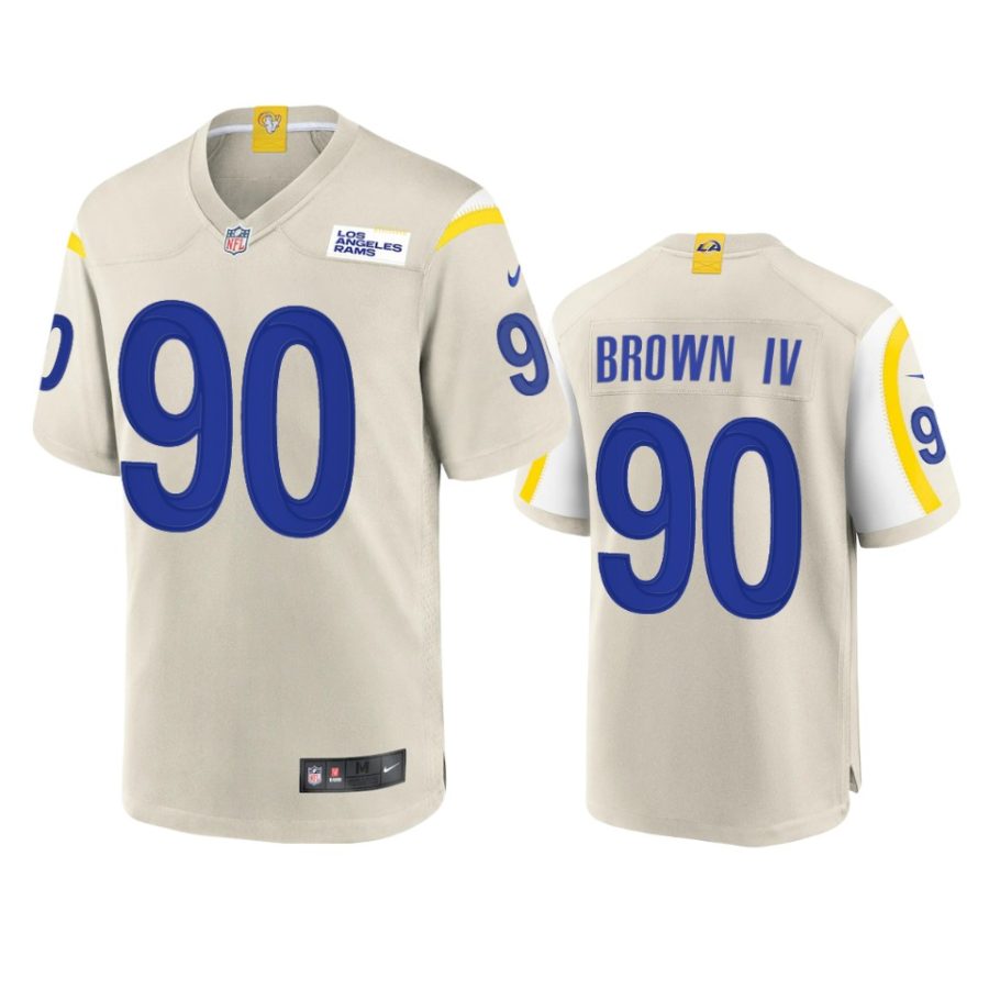 earnest brown iv rams bone game jersey