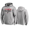 falcons ash iconic fade out hoodie