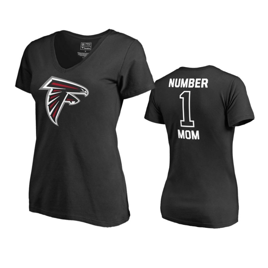 falcons black number one mom t shirt