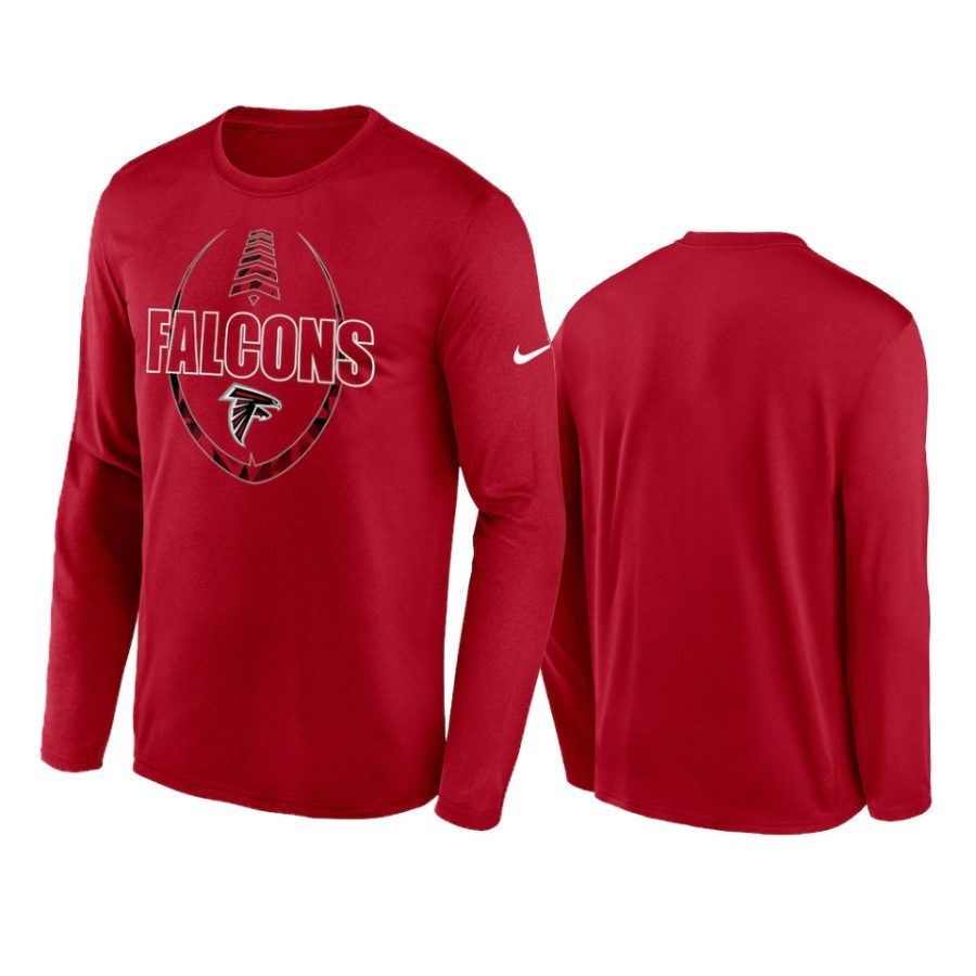 falcons red icon legend performance t shirt