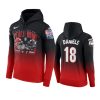 georgia bulldogs jt daniels 2021 peach bowl red hoodie