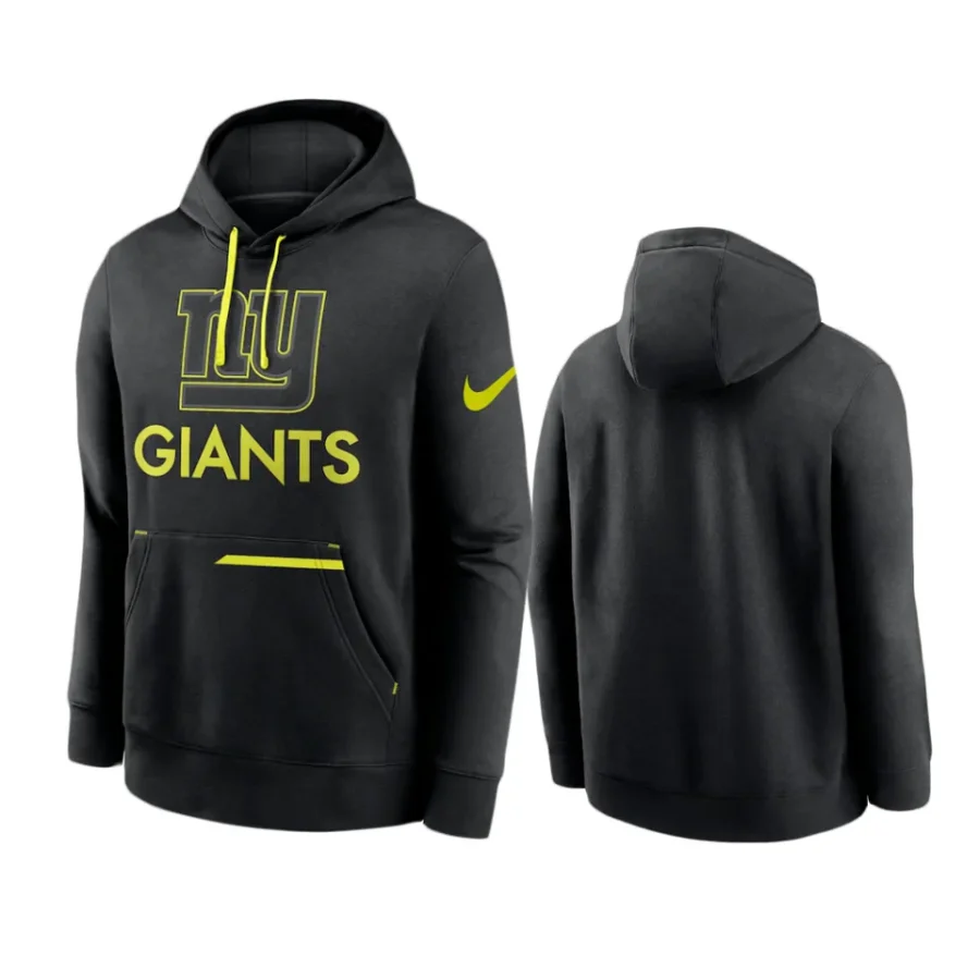 giants black volt pullover hoodie