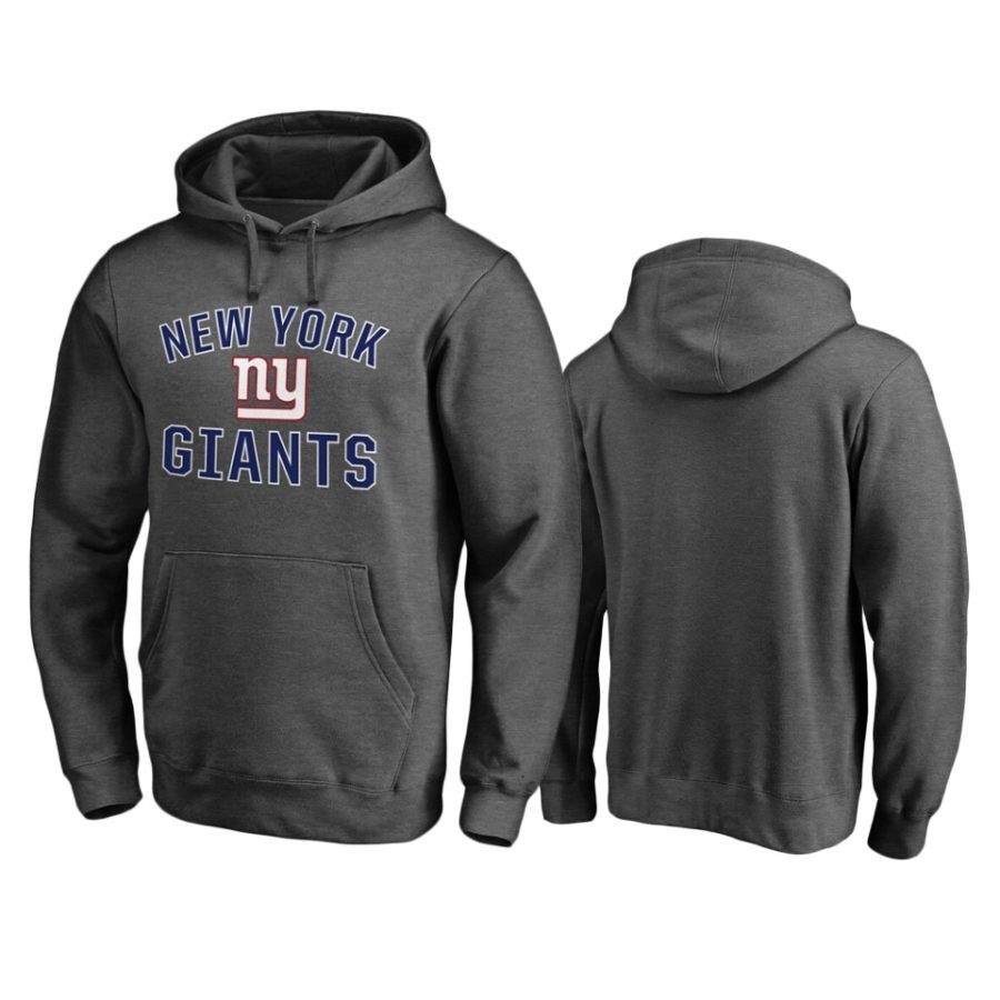 giants charcoal victory arch pullover hoodie