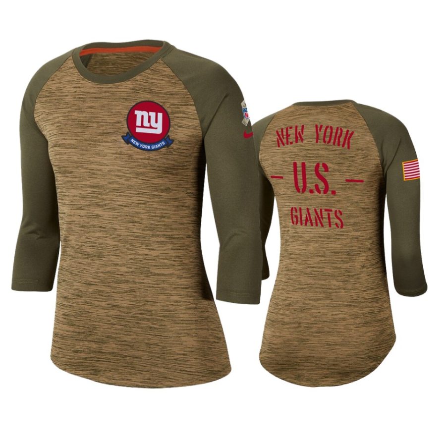 giants khaki 2019 salute to service legend scoopneck raglan t shirt