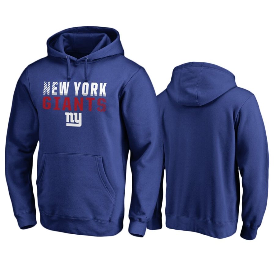 giants royal iconic fade out hoodie