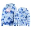 giants royal tie dye pullover hoodie