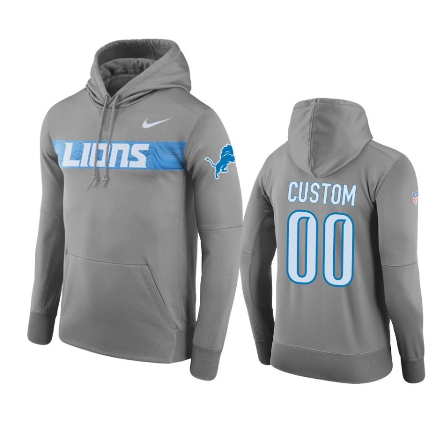 gray custom sideline team hoodie