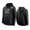 green bay packers black crucial catch sideline performance hoodie