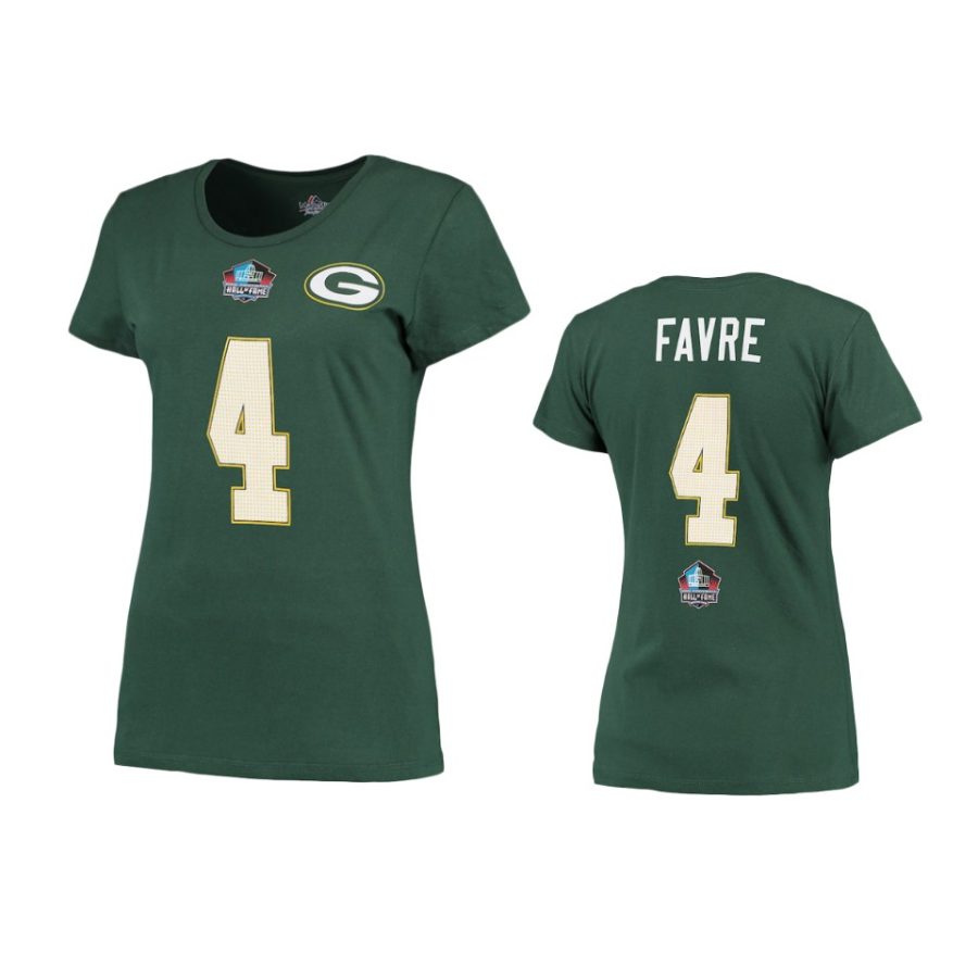 green womens brett favre t shirt