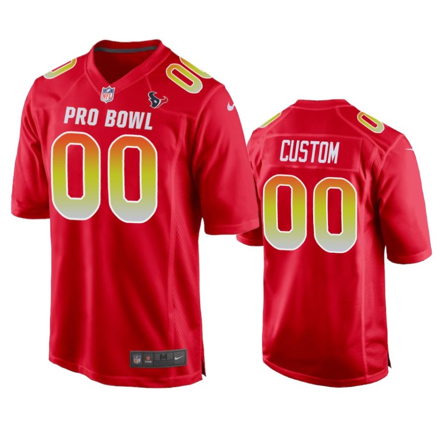 houston texans 00 custom 2019 pro bowl jersey