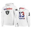 hunter renfrow raiders white americana hoodie