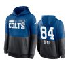 jack doyle colts royal charcoal sideline impact lockup hoodie