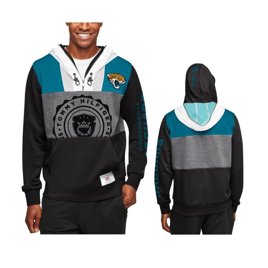 jaguars black charcoal pinnacle hoodie