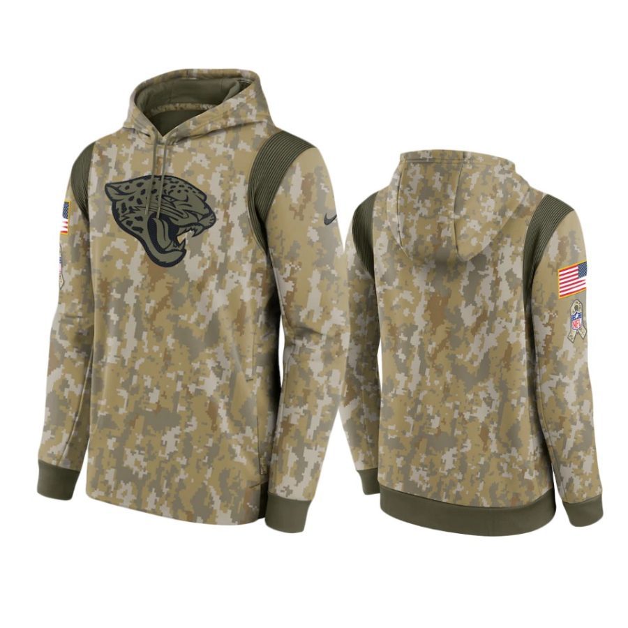 jaguars camo 2021 salute to service therma performance hoodie