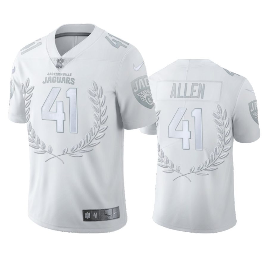 jaguars josh allen white vapor limited jersey