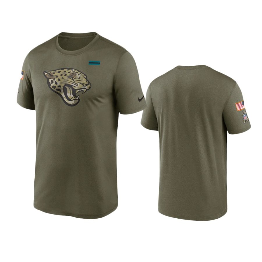 jaguars olive 2021 salute to service legend performance t shirt