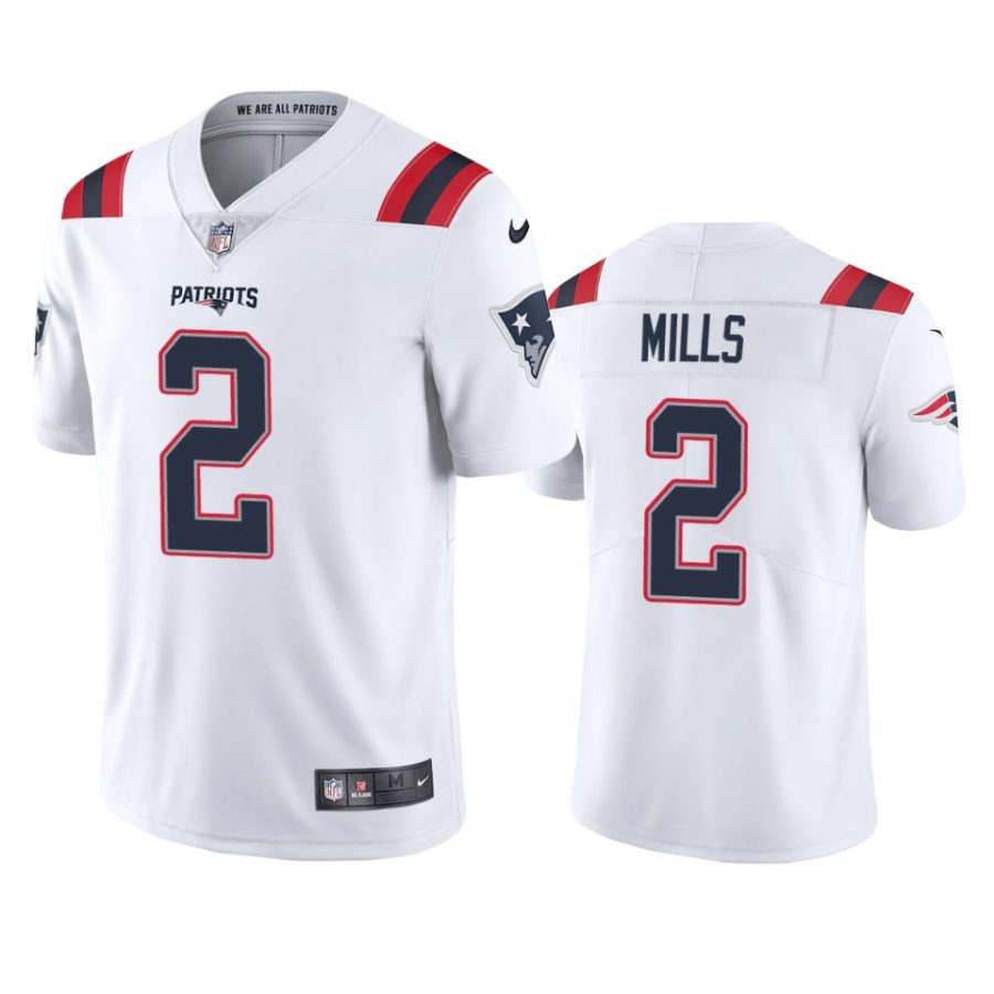 jalen mills patriots white vapor jersey