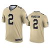 jameis winston saints 2021 inverted legend gold jersey