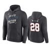 james white patriots charcoal 2021 nfl playoffs hoodie