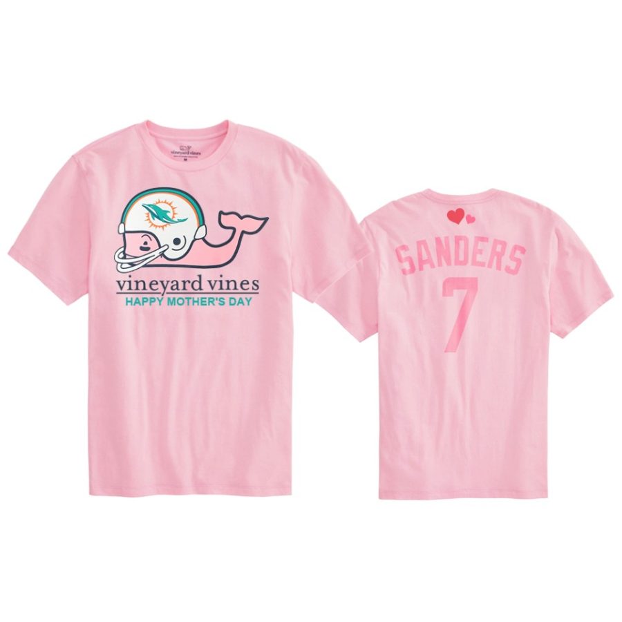 jason sanders dolphins pink mothers day t shirt