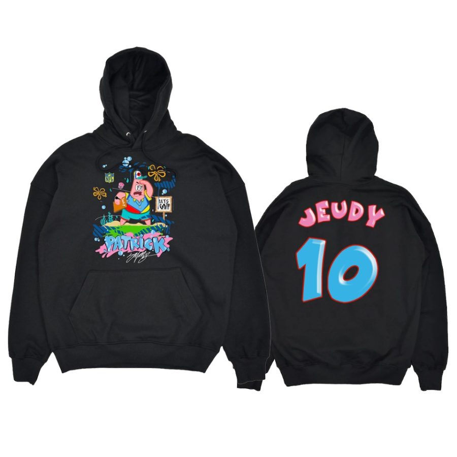 jerry jeudy pongebob king saladeen black patrick hoodie