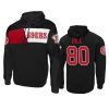jerry rice 49ers black 75th anniversary hoodie