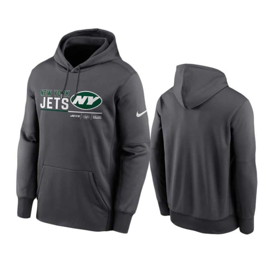 jets anthracite prime logo name split hoodie