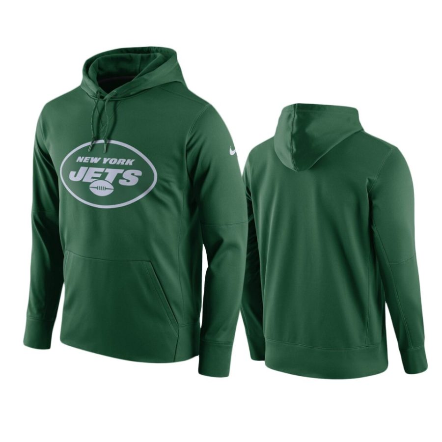 jets green circuit logo hoodie