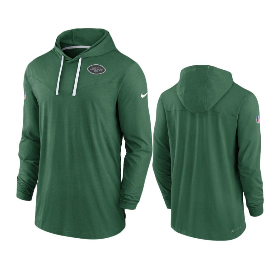 jets green sideline pop hoodie