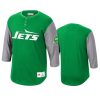 jets kelly green franchise player henley t shirt