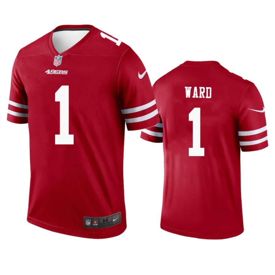 jimmie ward 49ers legend scarlet jersey