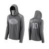 jimmy garoppolo 49ers gray rally on transitional face covering hoodie