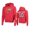 jimmy garoppolo 49ers scarlet city transit hoodie