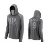 joe burrow bengals gray rally on transitional face covering hoodie