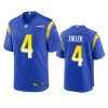 jordan fuller rams royal game jersey 0a