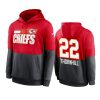 juan thornhill chiefs red charcoal sideline impact lockup hoodie