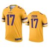 k.j. osborn vikings 2021 inverted legend gold jersey