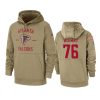 kaleb mcgary falcons tan 2019 salute to service sideline therma hoodie