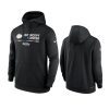 kansas city chiefs black 2022 nfl crucial catch therma pullover hoodie