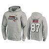 kansas city chiefs travis kelce heather gray super bowl liv champions pullover hoodie